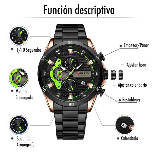 Reloj Curren 8402 de Lujo para hombre