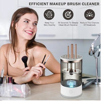Limpiador De Brochas De Maquillaje Electrico
