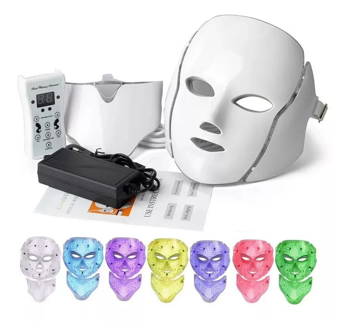 Mascara LED Facial 7 Colores