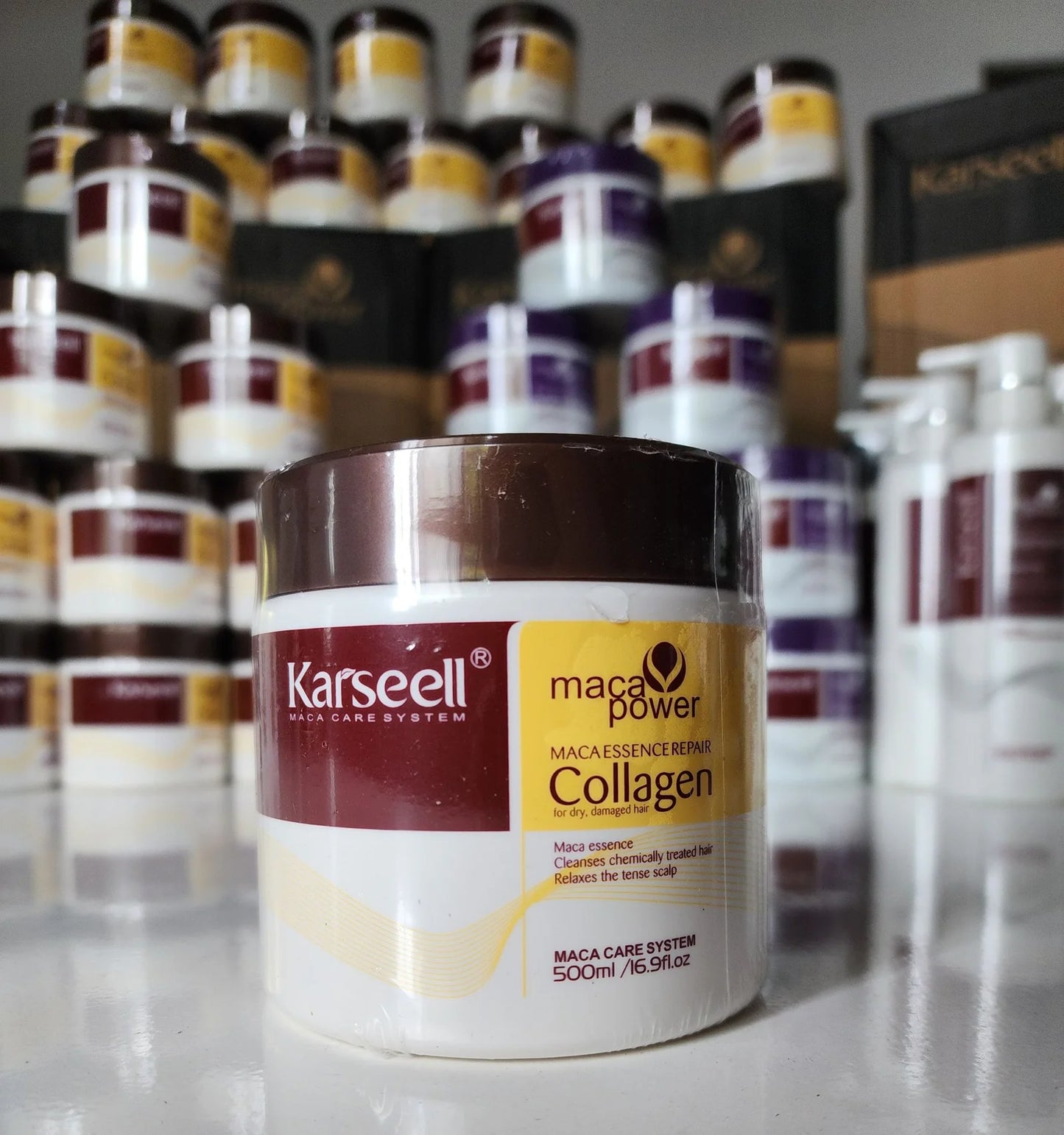 MASCARILLA CAPILAR CON COLÁGENO KARSEELL | PRODUCTO ORIGINAL (500 ML)