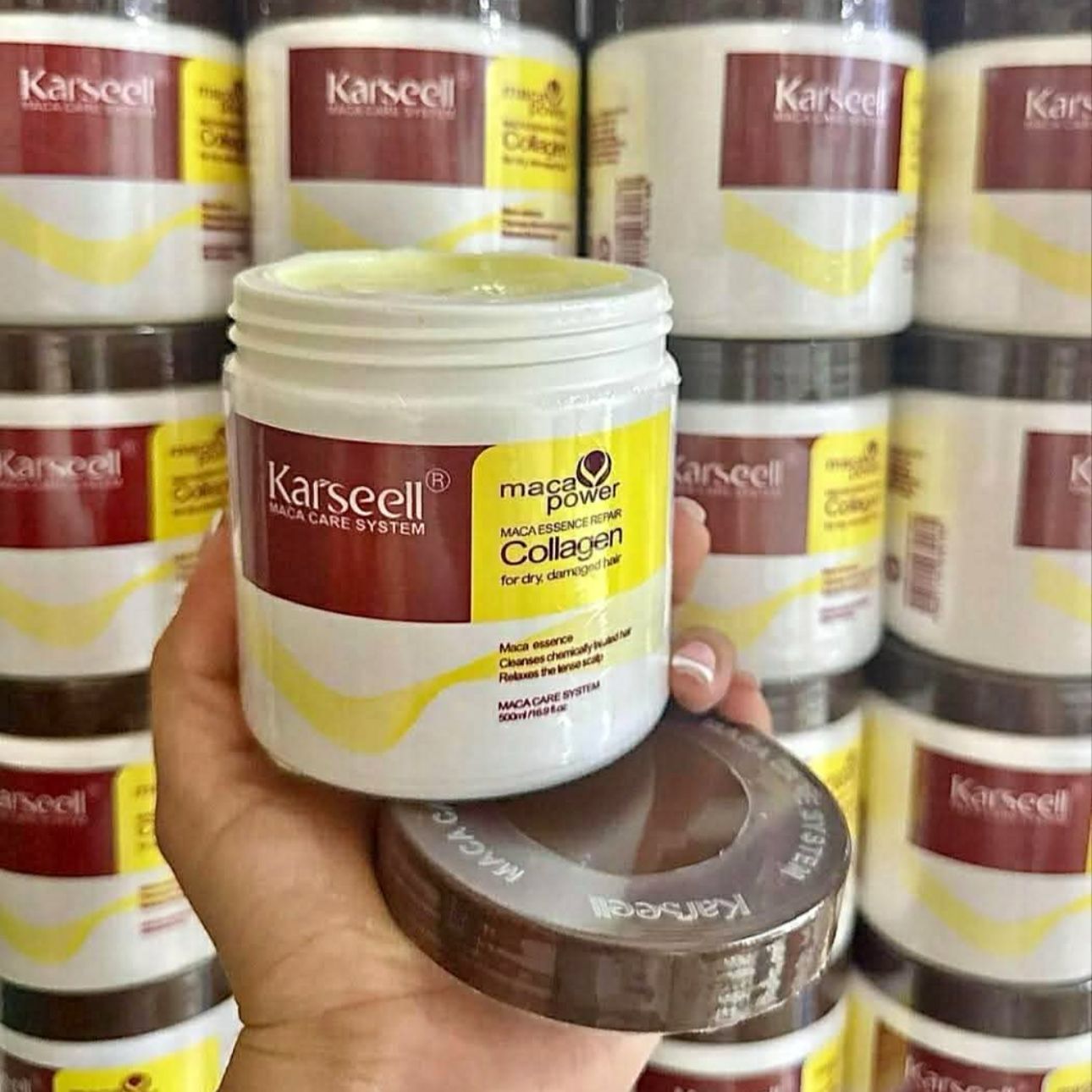 MASCARILLA CAPILAR CON COLÁGENO KARSEELL | PRODUCTO ORIGINAL (500 ML)